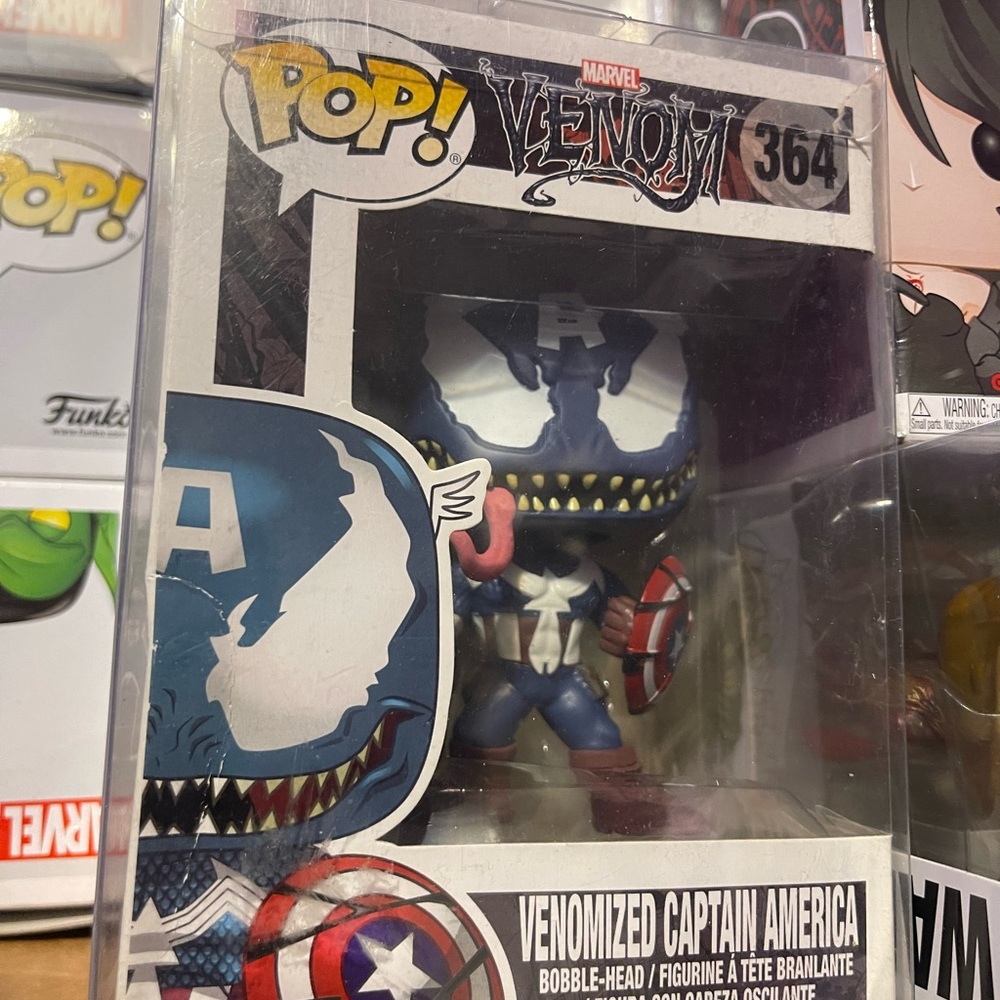 Funko Pop! Venomized Captain America Figure